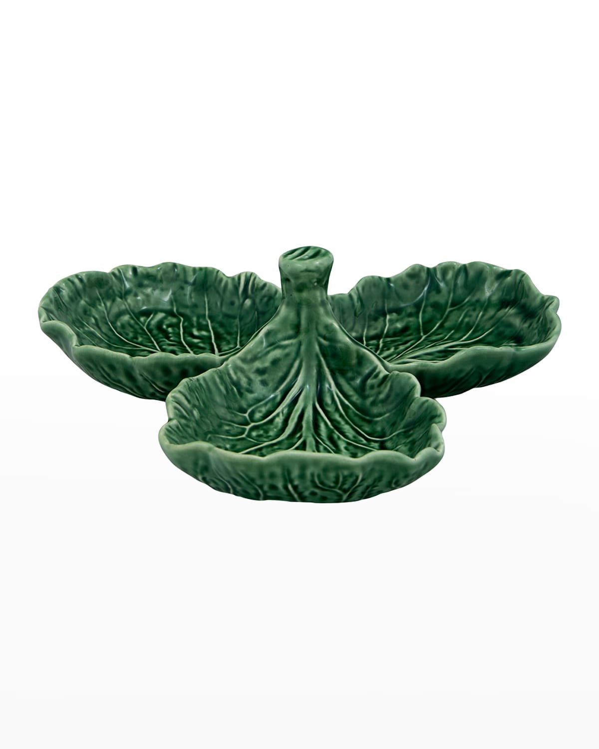 Bordallo Pinheiro Cabbage Olive Dish, Green