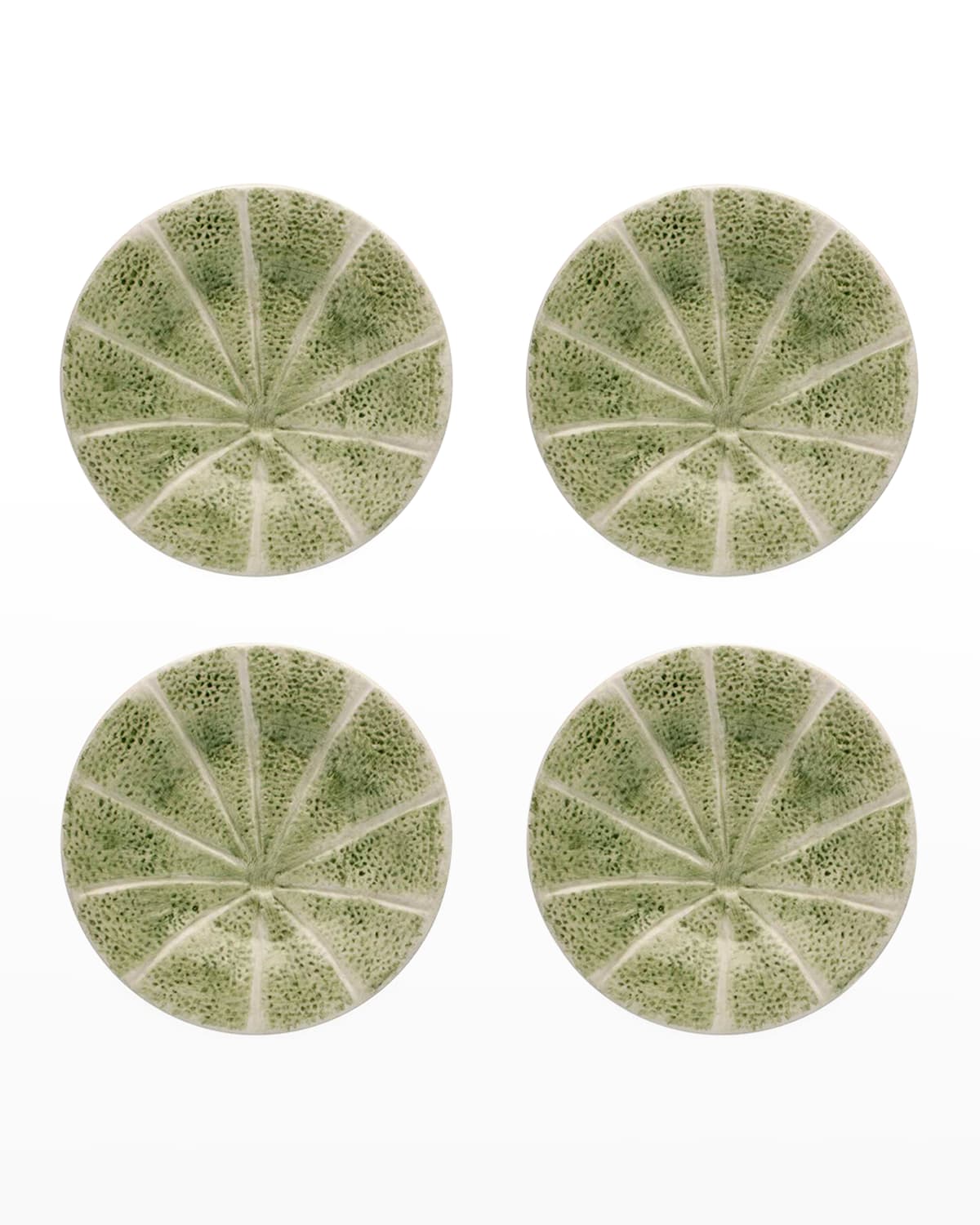 Melon Fruit/Dessert Plate, Set of 4
