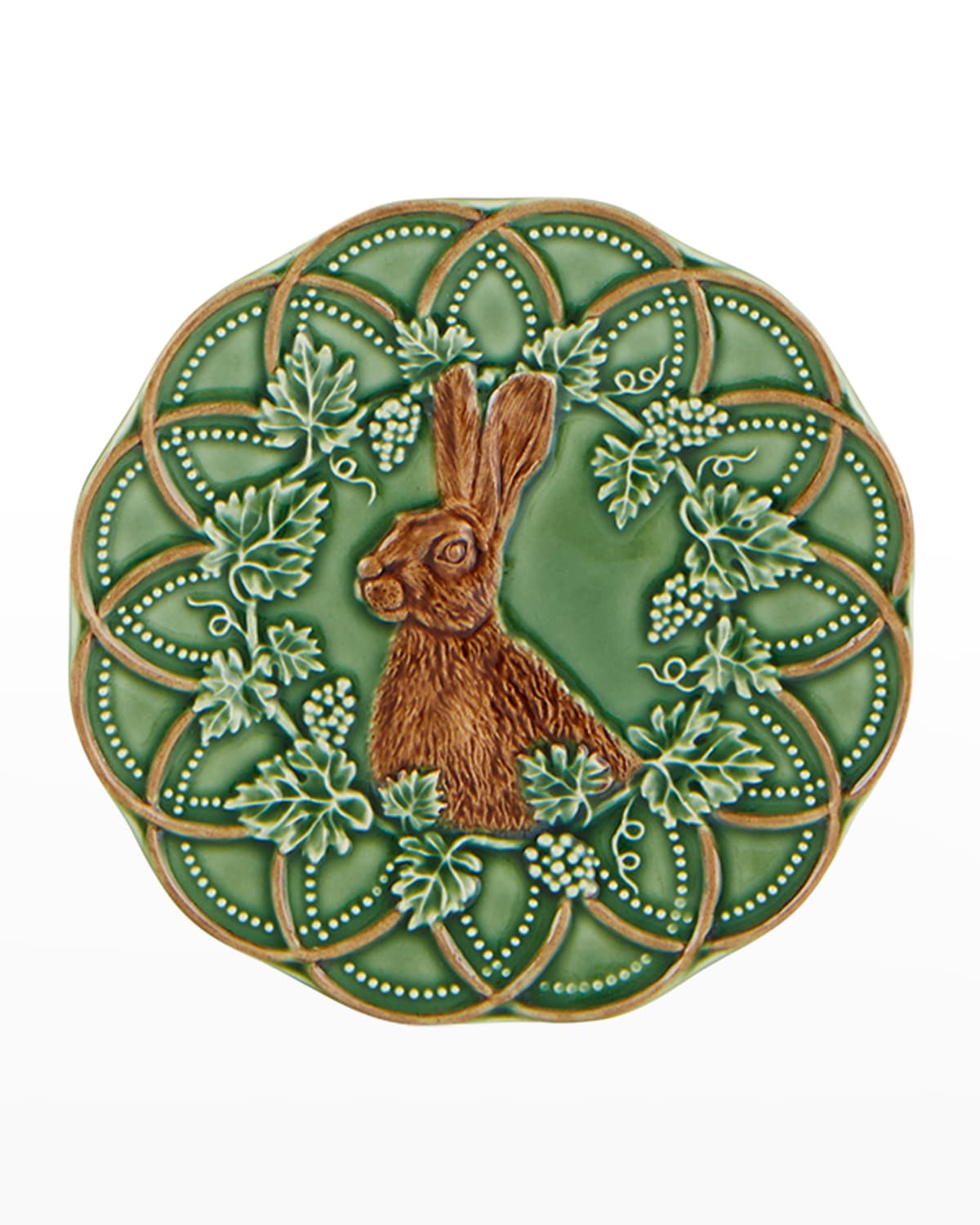 Shop Bordallo Pinheiro Woods Bread And Butter Plate In Hare