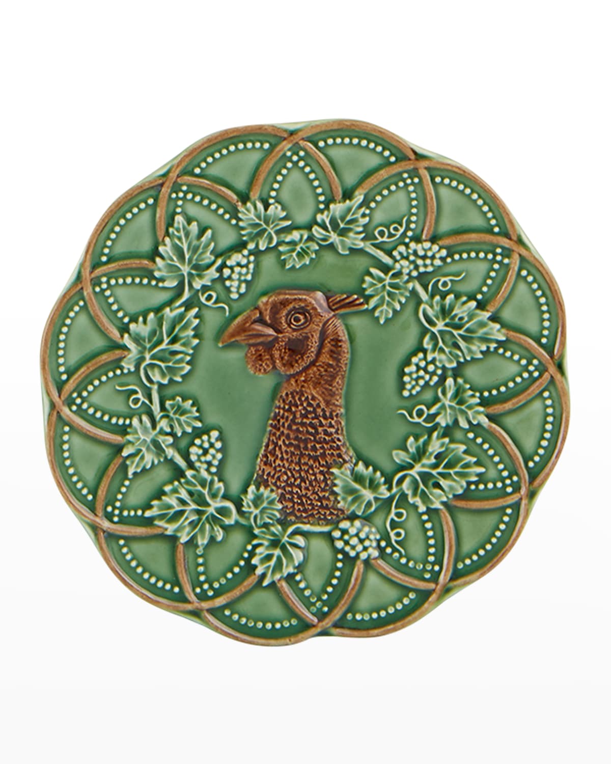 Shop Bordallo Pinheiro Woods Bread And Butter Plate In Pheasant