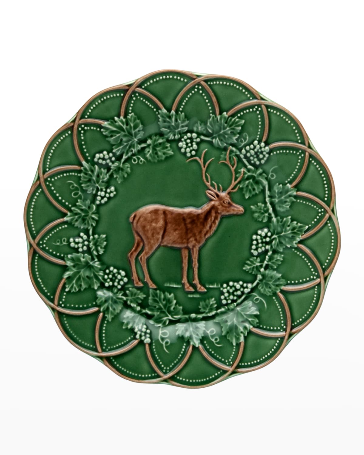 Shop Bordallo Pinheiro Boar Woods Snack Plate In Deer