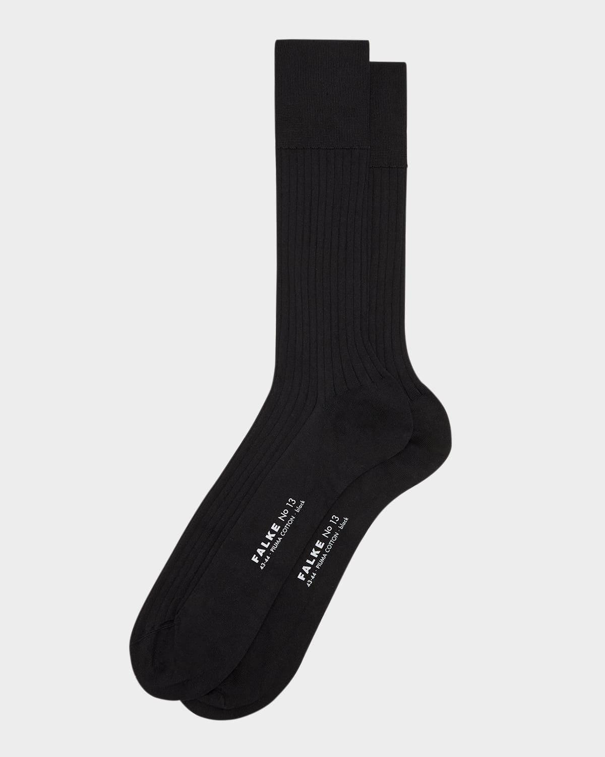 FALKE MEN'S NO. 13 EGYPTIAN PIUMA COTTON RIB CREW SOCKS 