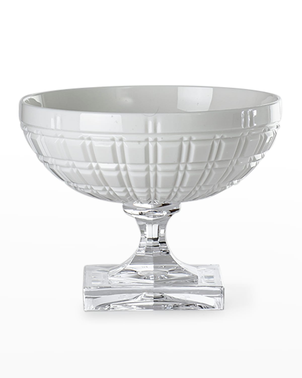 Shop Mario Luca Giusti Winston Footed Coupe Glass In White