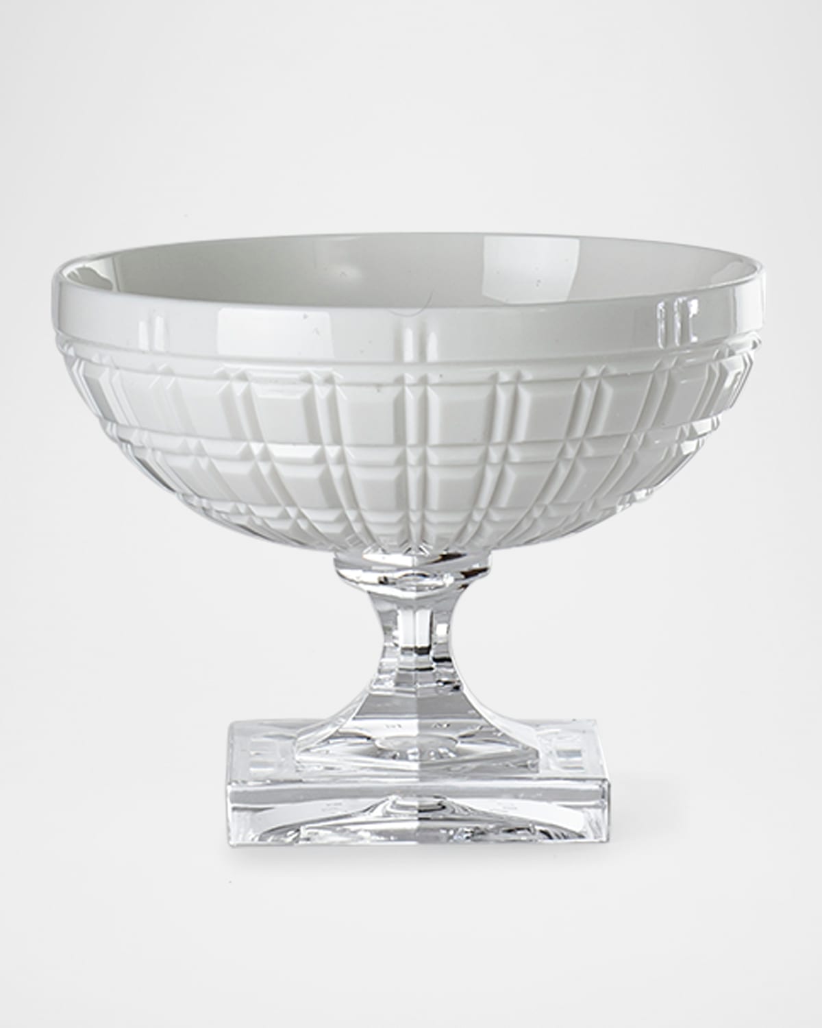 Shop Mario Luca Giusti Winston Footed Coupe Glass In White