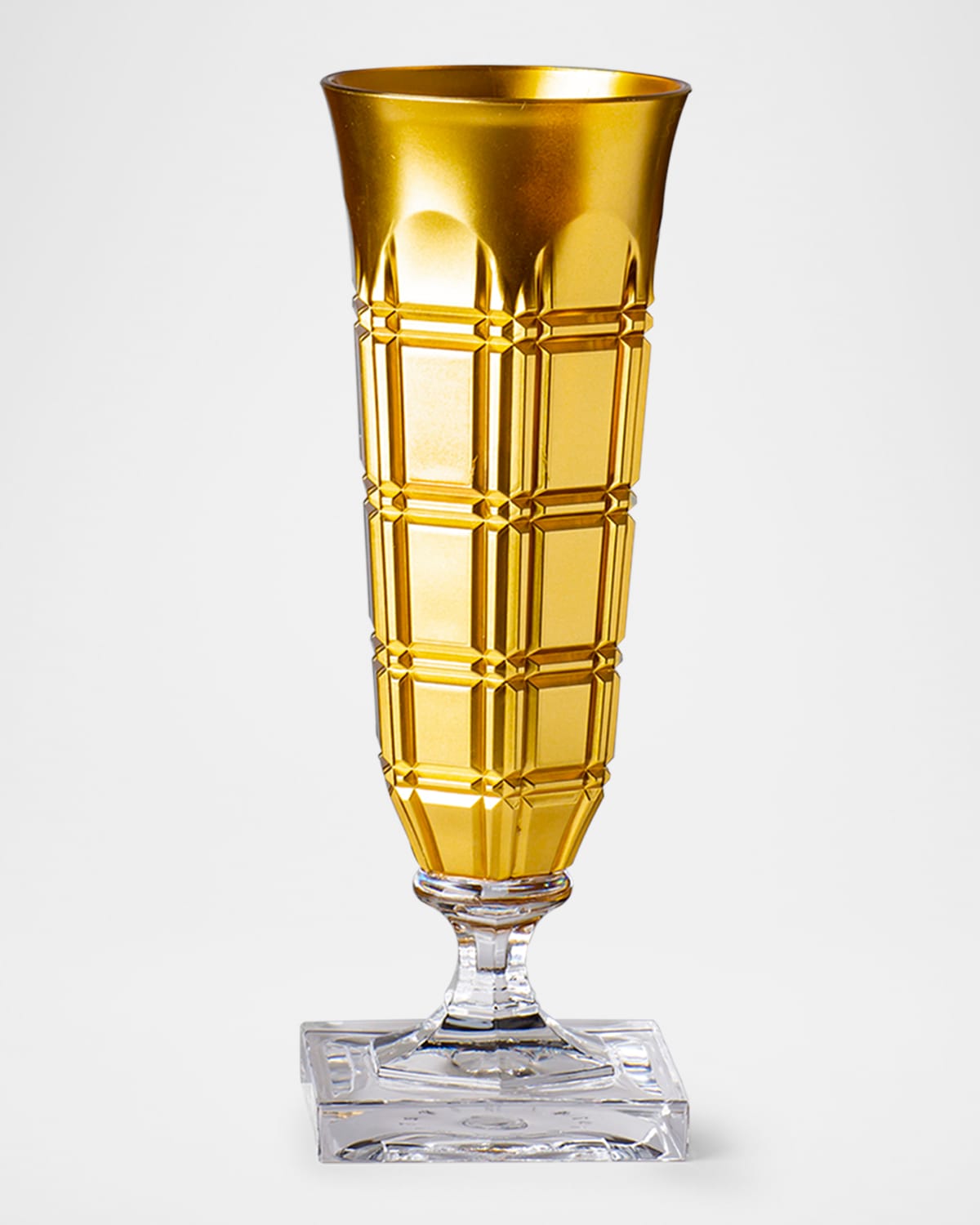 Mario Luca Giusti Winston Flute Glass In Gold