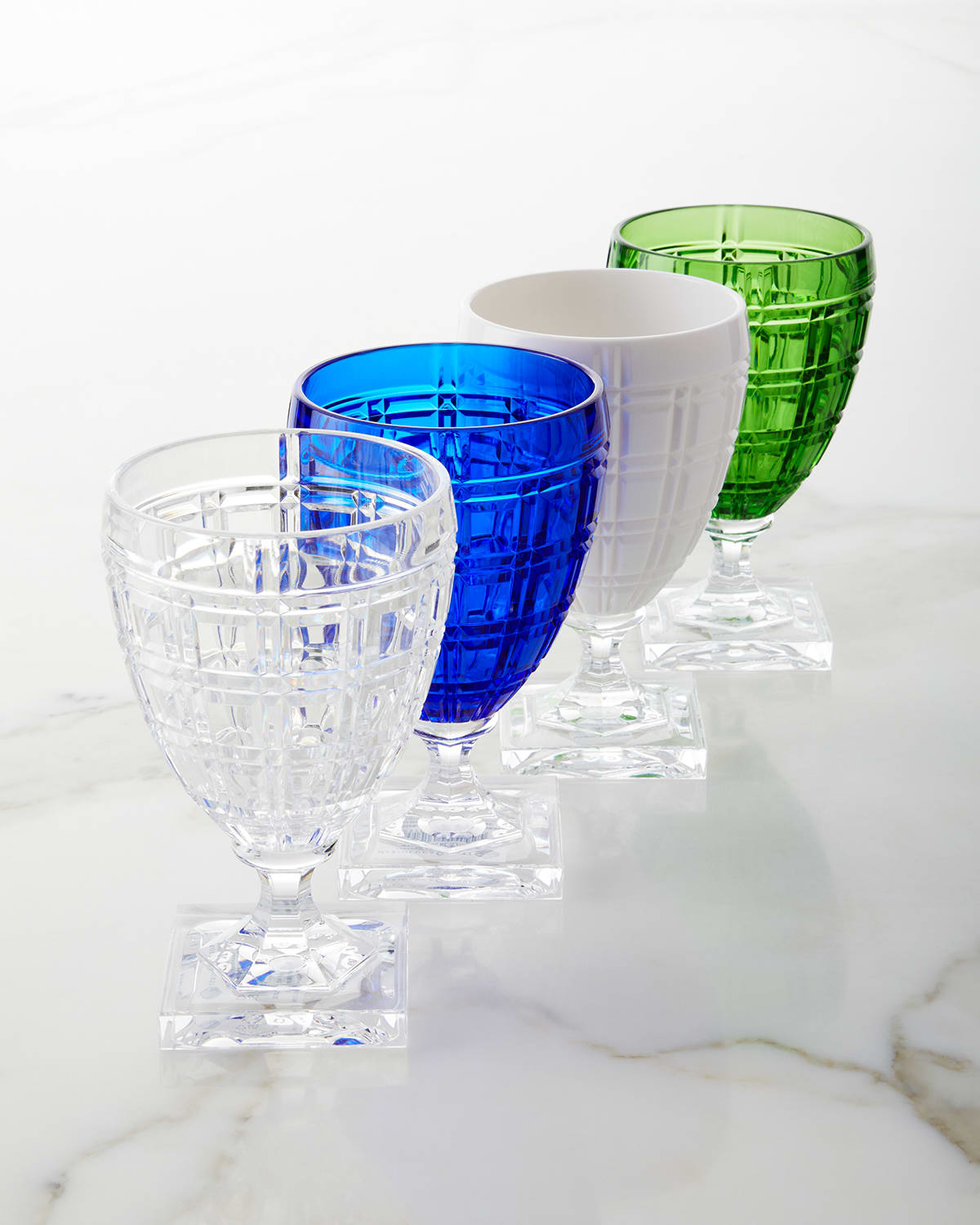 Shop Mario Luca Giusti Winston Water Glass In Clear