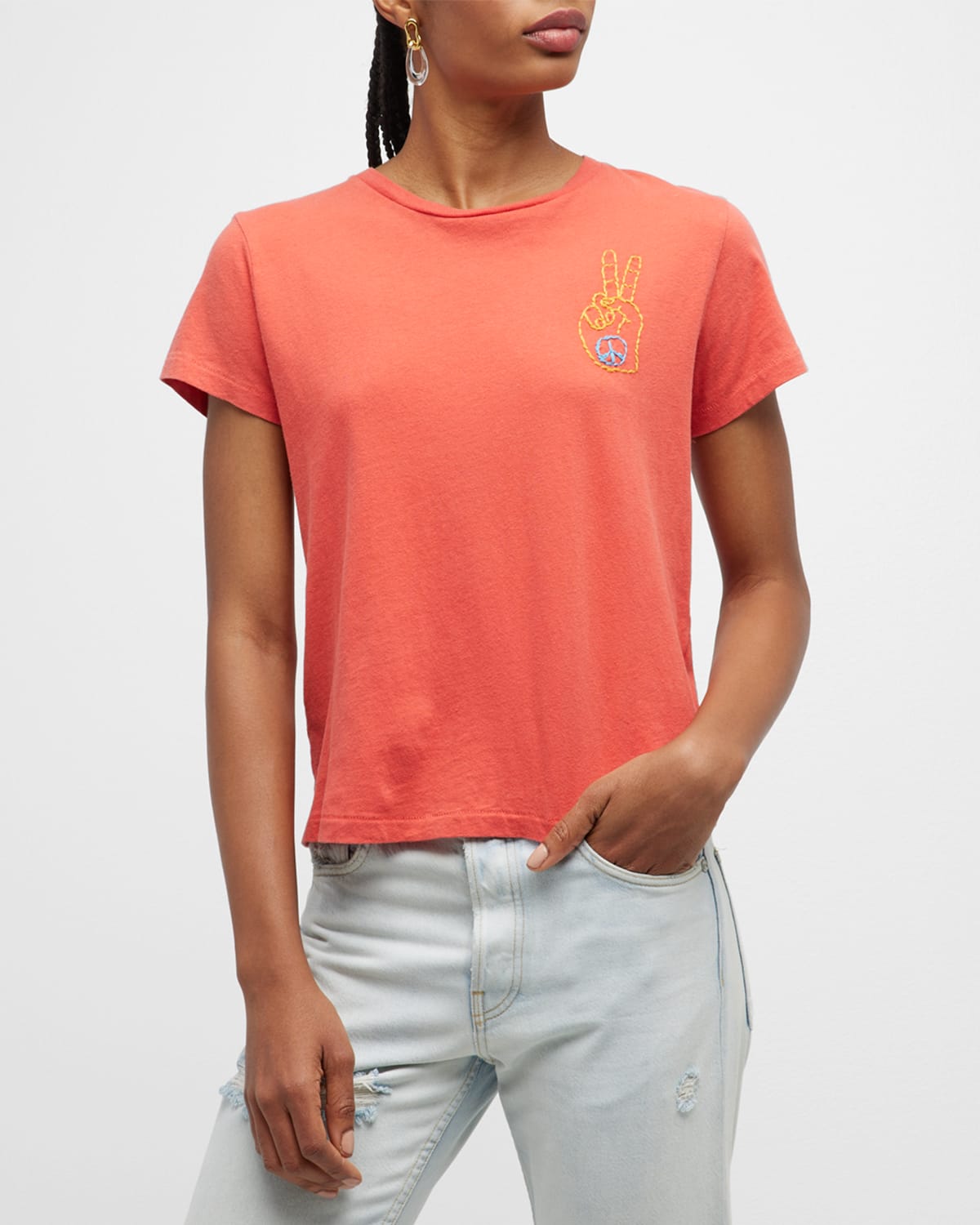 Mother The Lil Goodie Goodie Graphic Tee In Ace Pace