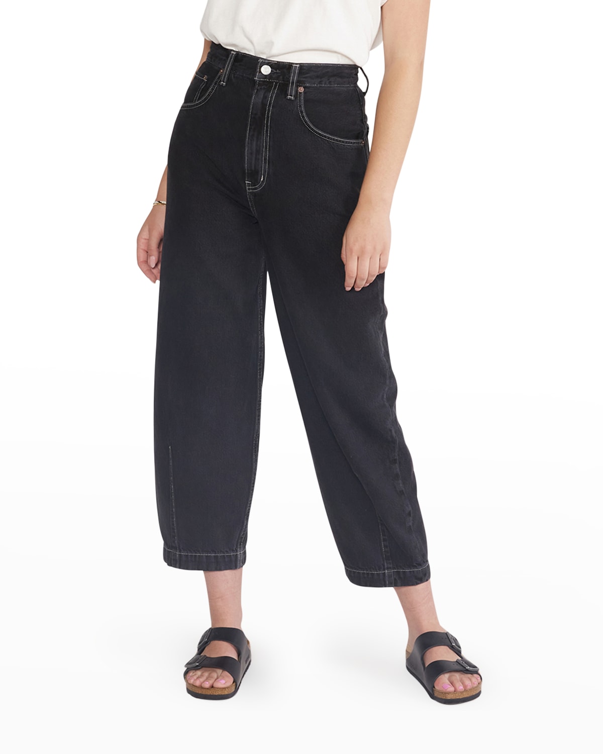 ETICA Iris Cropped Tapered Leg Jeans