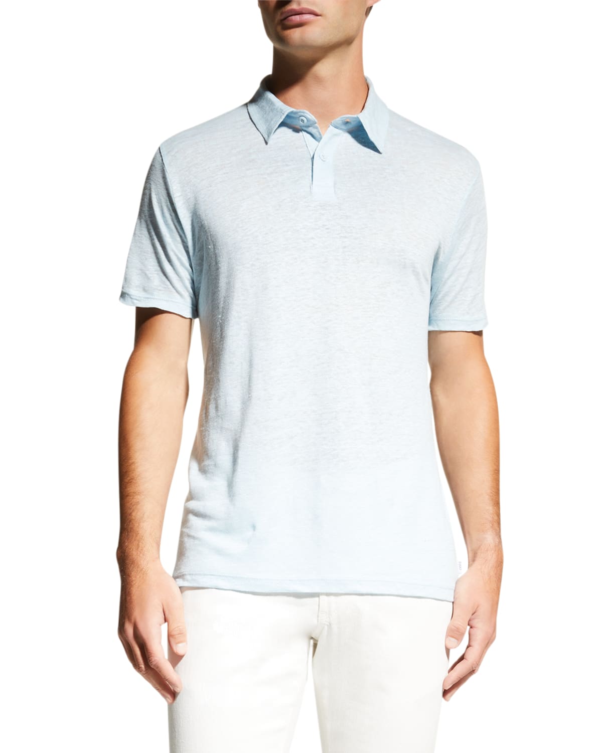 Onia Men's Linen Polo Shirt