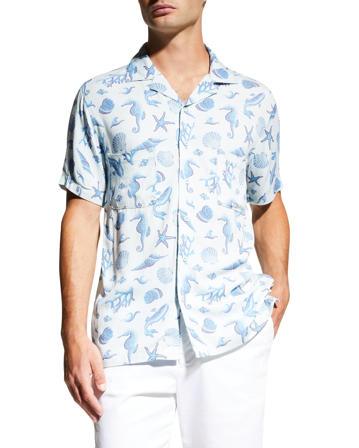 Onia Men's Vacation Short-Sleeve Shirt