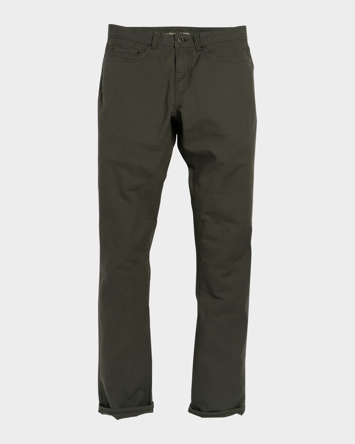 Rodd & Gunn Straight Leg Stretch Cotton Pants In Forest