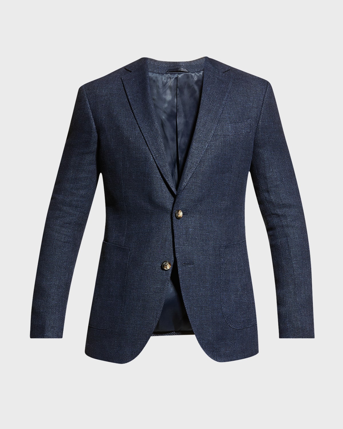 Shop Rodd & Gunn Men's The Cascades Wool-linen Deconstructed Sport Jacket In Midnight