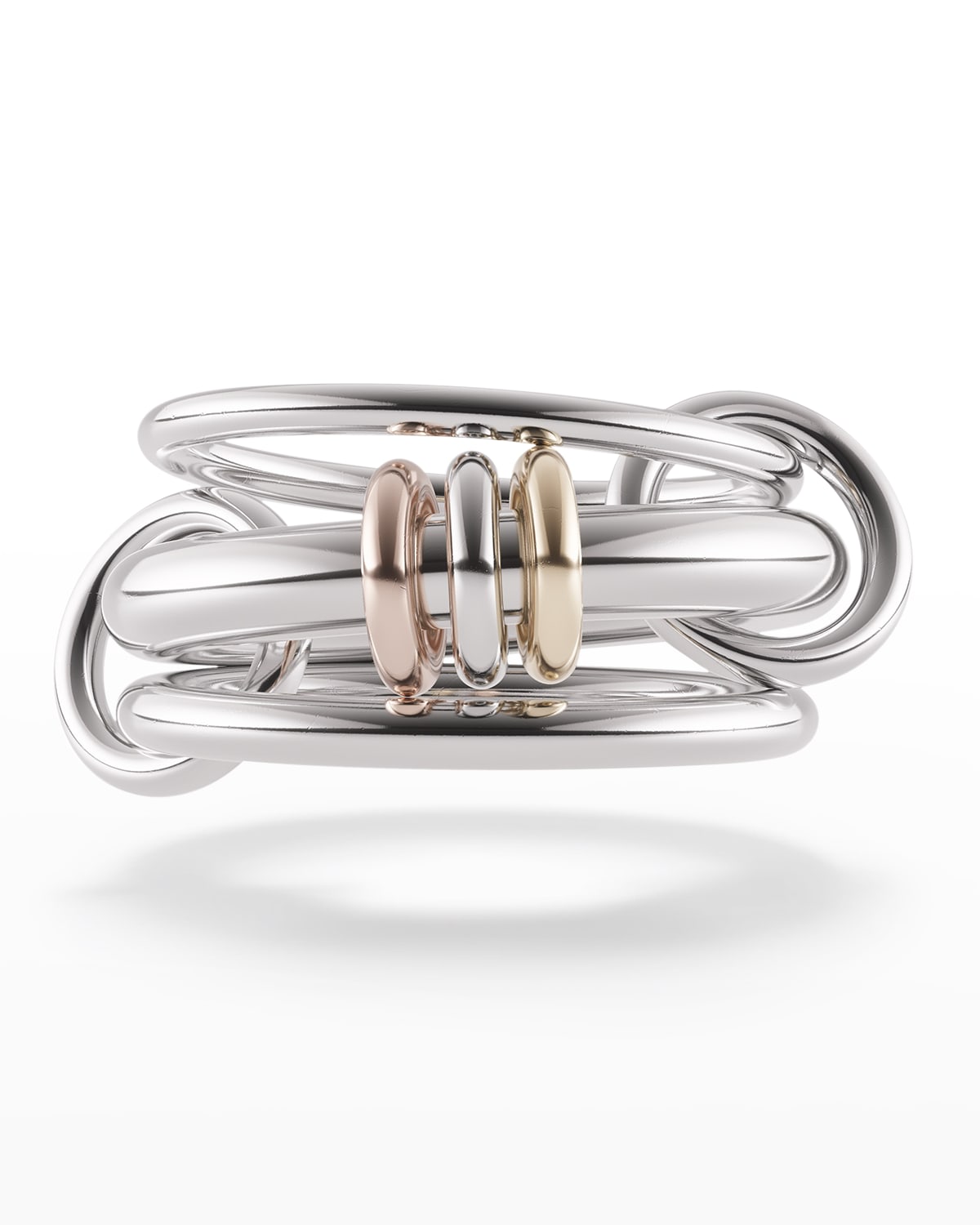 SPINELLI KILCOLLIN GEMINI 3-LINK RING WITH METAL ACCENTS