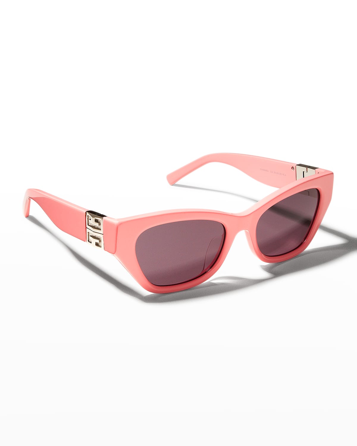 Givenchy Acetate Cat-eye Sunglasses In Shiny Pink Smoke