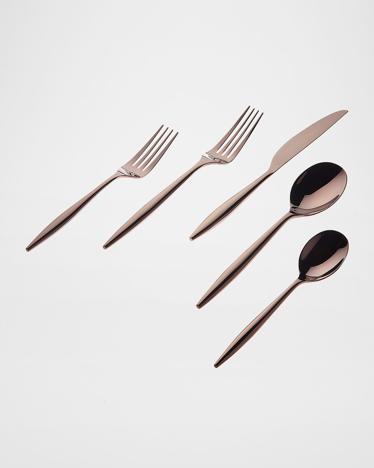 Godinger Milano Matte Copper 20-piece Flatware Set - 18/10 In Copper
