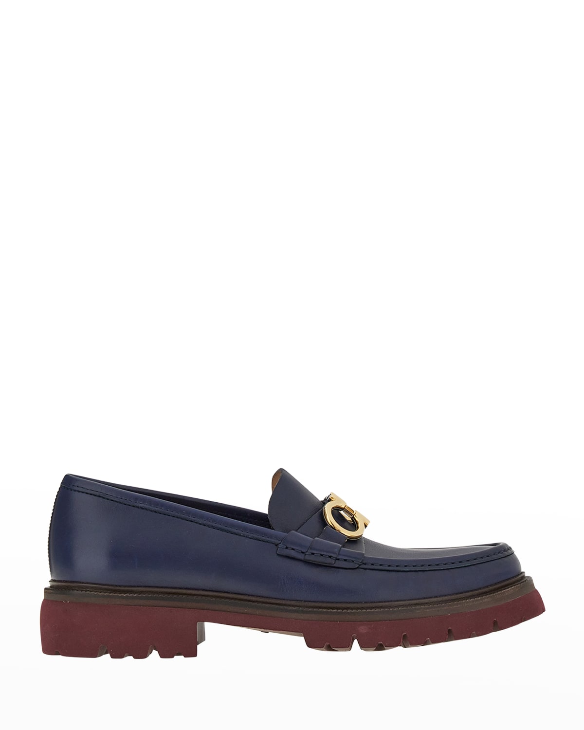 Salvatore Ferragamo Men s Bleecker Gancini Lug Sole Loafers