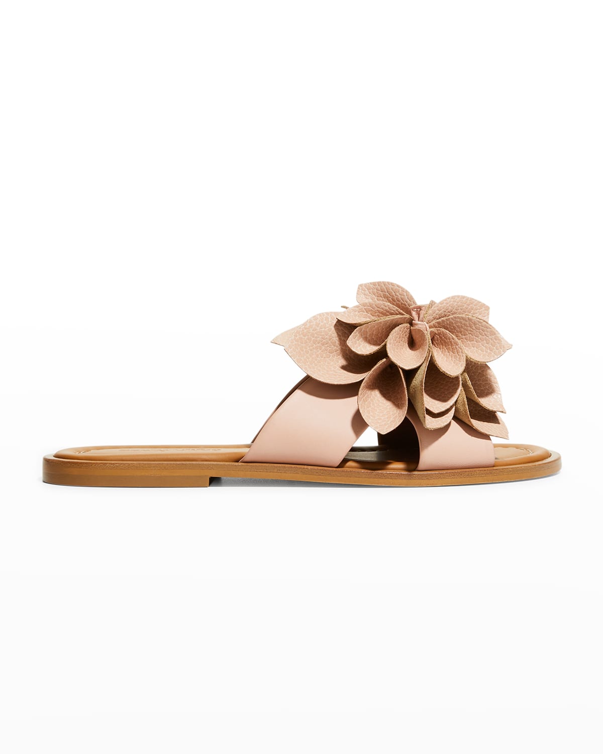 See By Chloé Magnolia Floral-appliqué Sandals In Pink | ModeSens