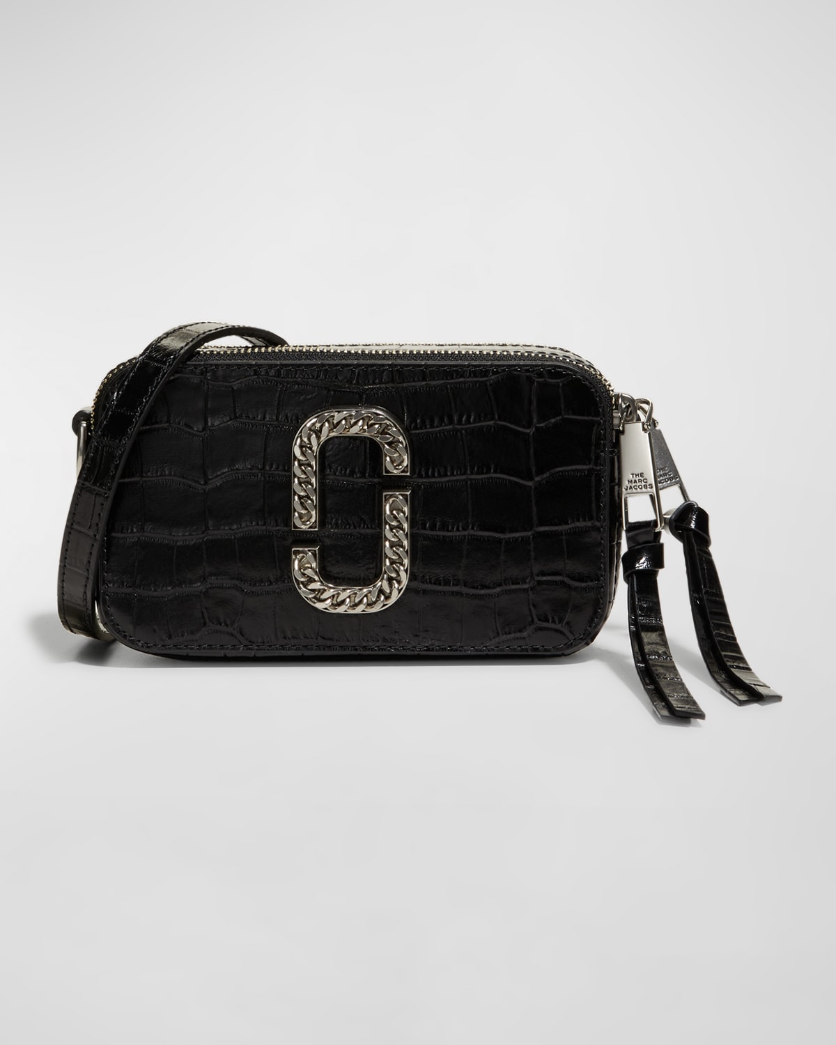 The Marc Jacobs Snapshot Croc-Embossed Camera Crossbody Bag