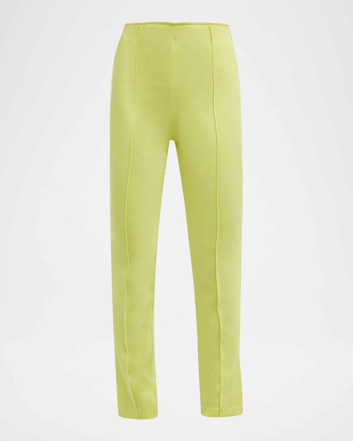 Cinq À Sept Brianne Slit-leg Trousers In Keylime