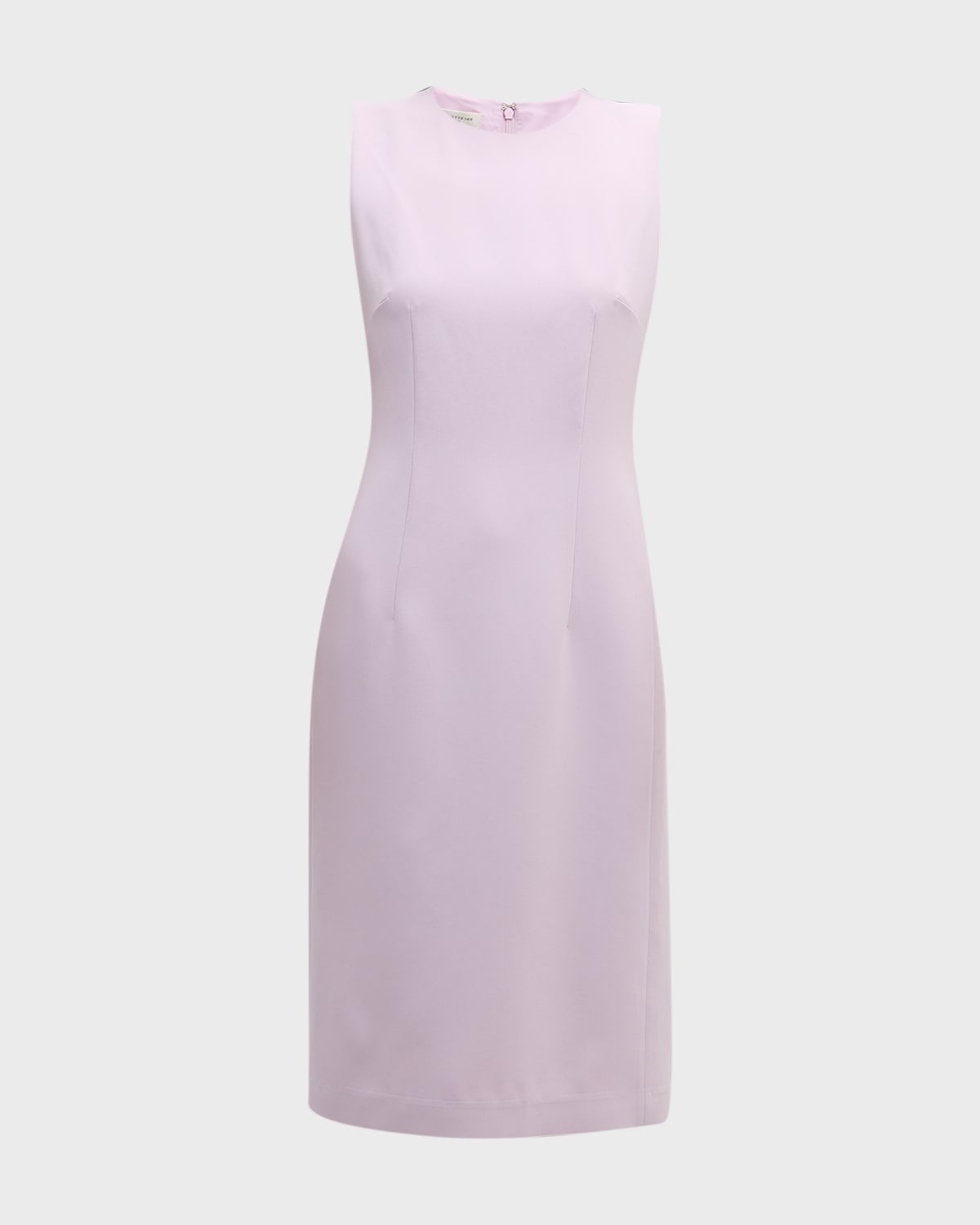 Lafayette 148 Harpson Finesse Crepe Sheath Dress In Dried Blossom