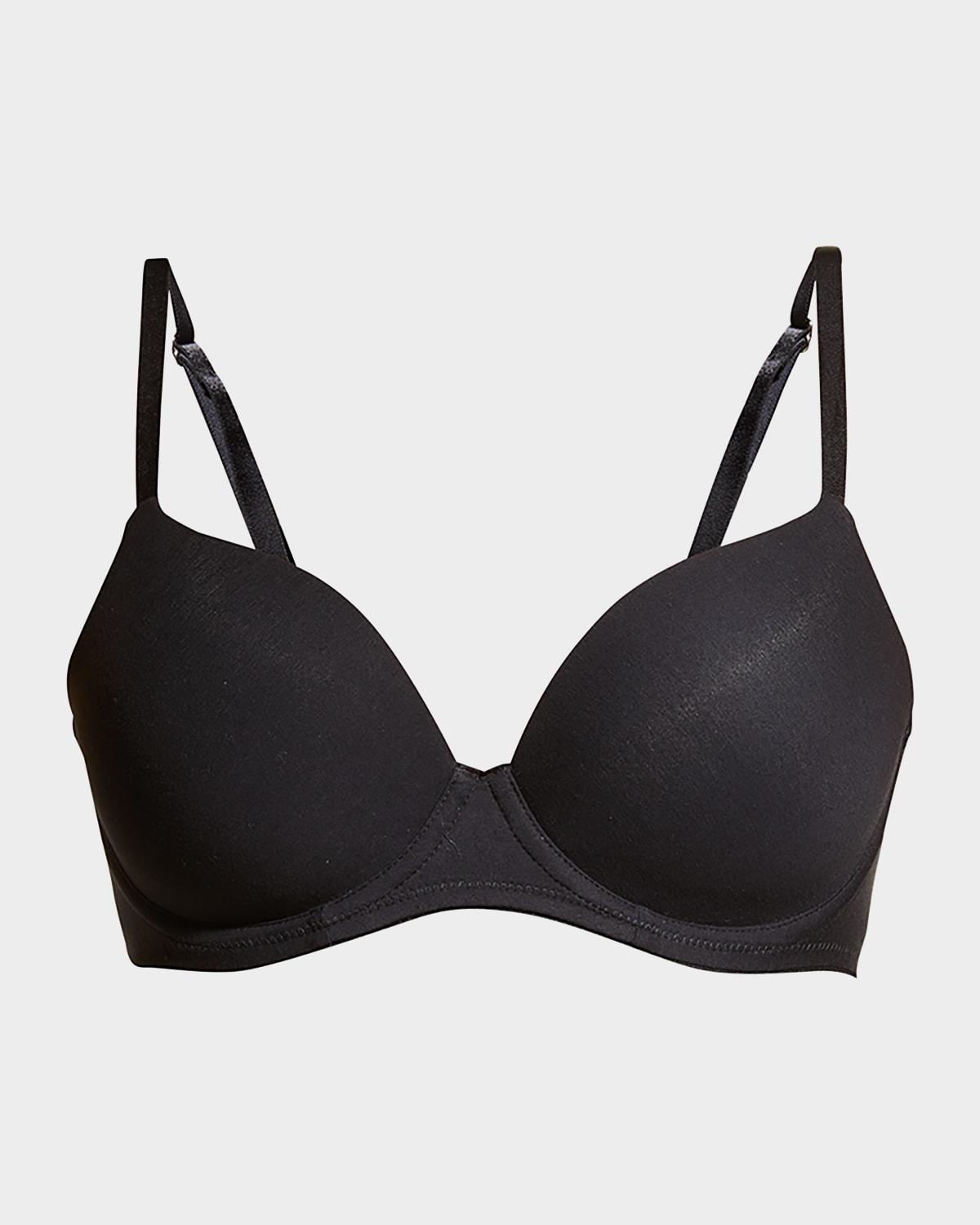 Hanro Cotton Sensation T-shirt Bra In Black