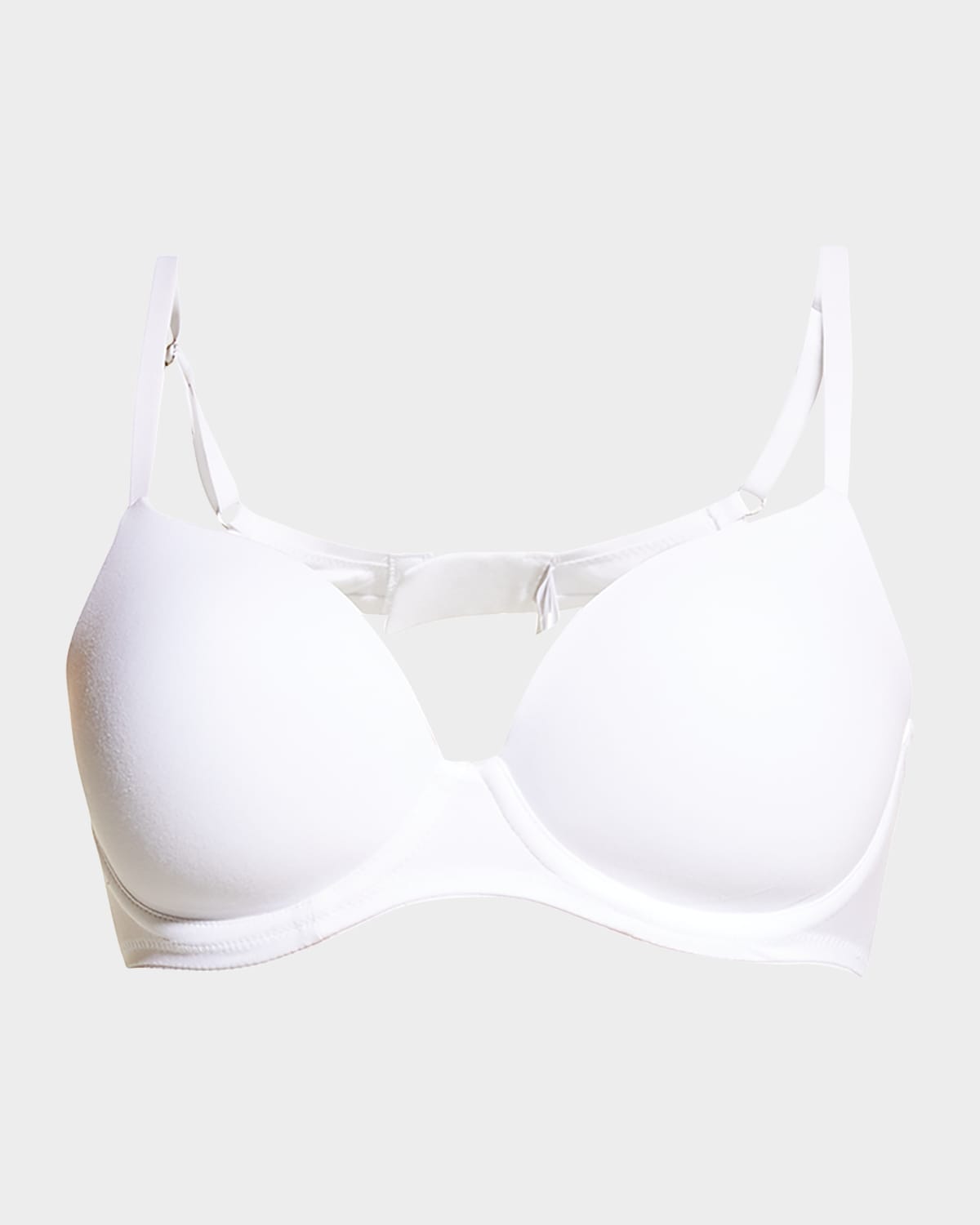 Shop Hanro Cotton Sensation T-shirt Bra In White