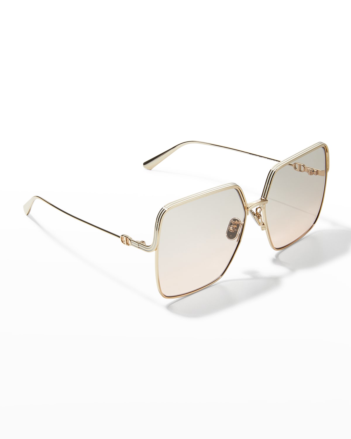 Dior Oversized Square Metal Sunglasses