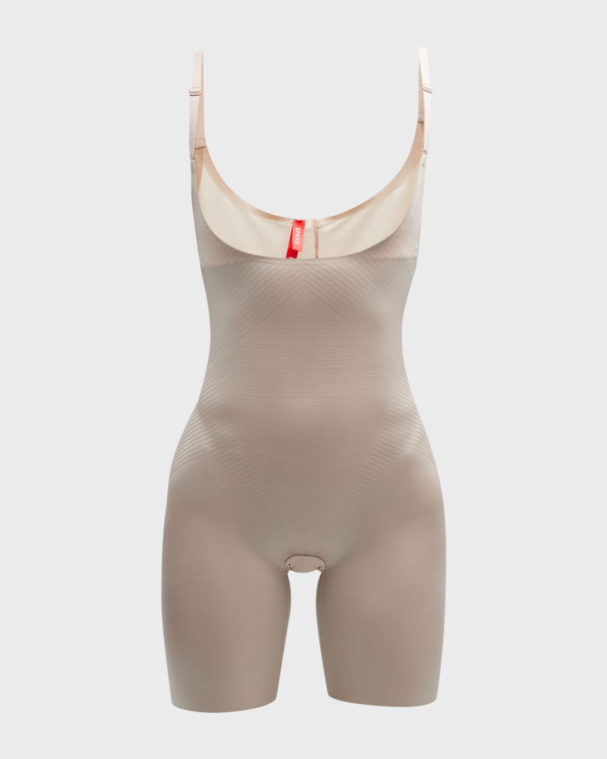 SPANX OnCore Open-Bust Mid-Thigh Bodysuit - Macy's