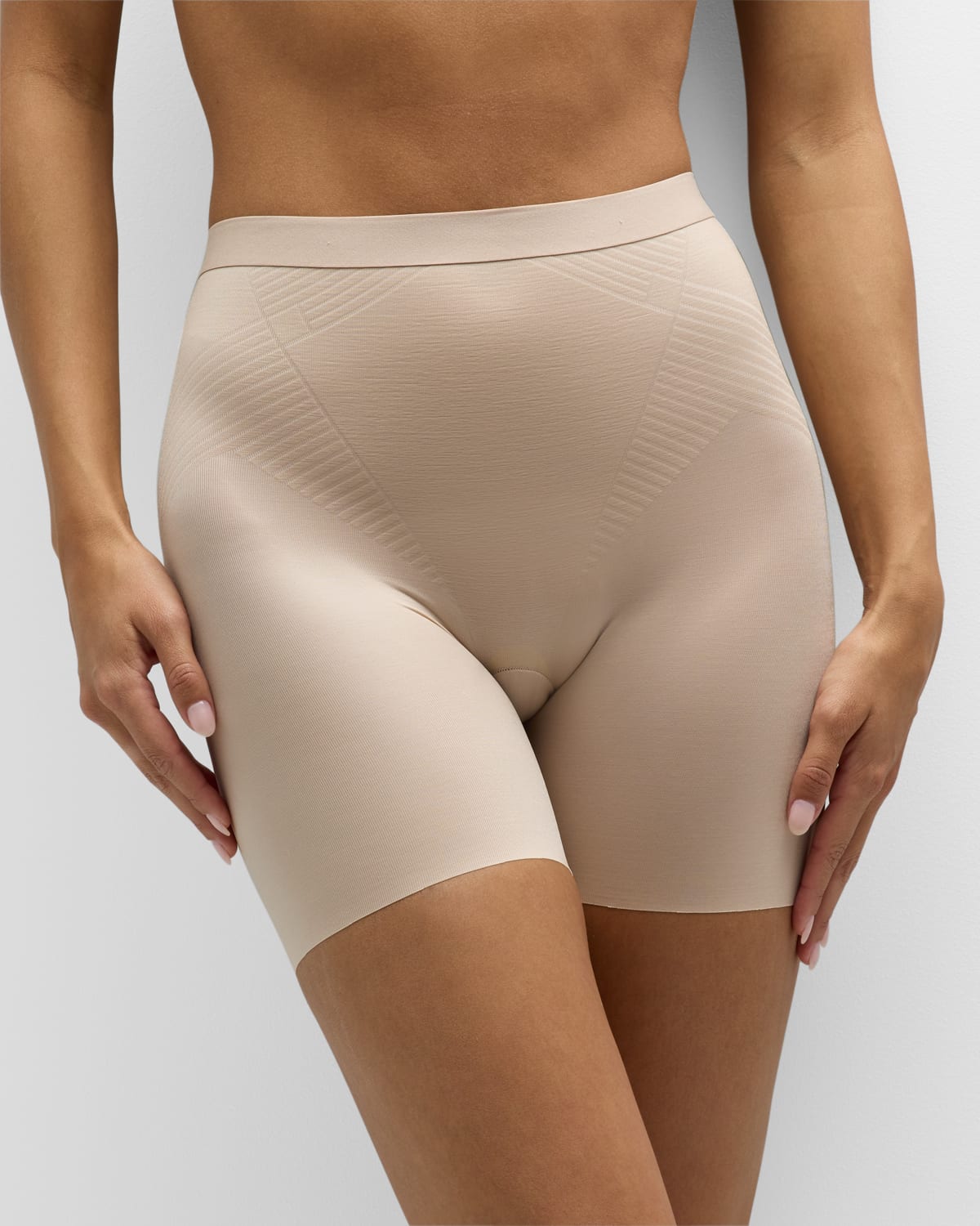 SPANX Thinstincts high-waist mid-thigh Shorts - Farfetch