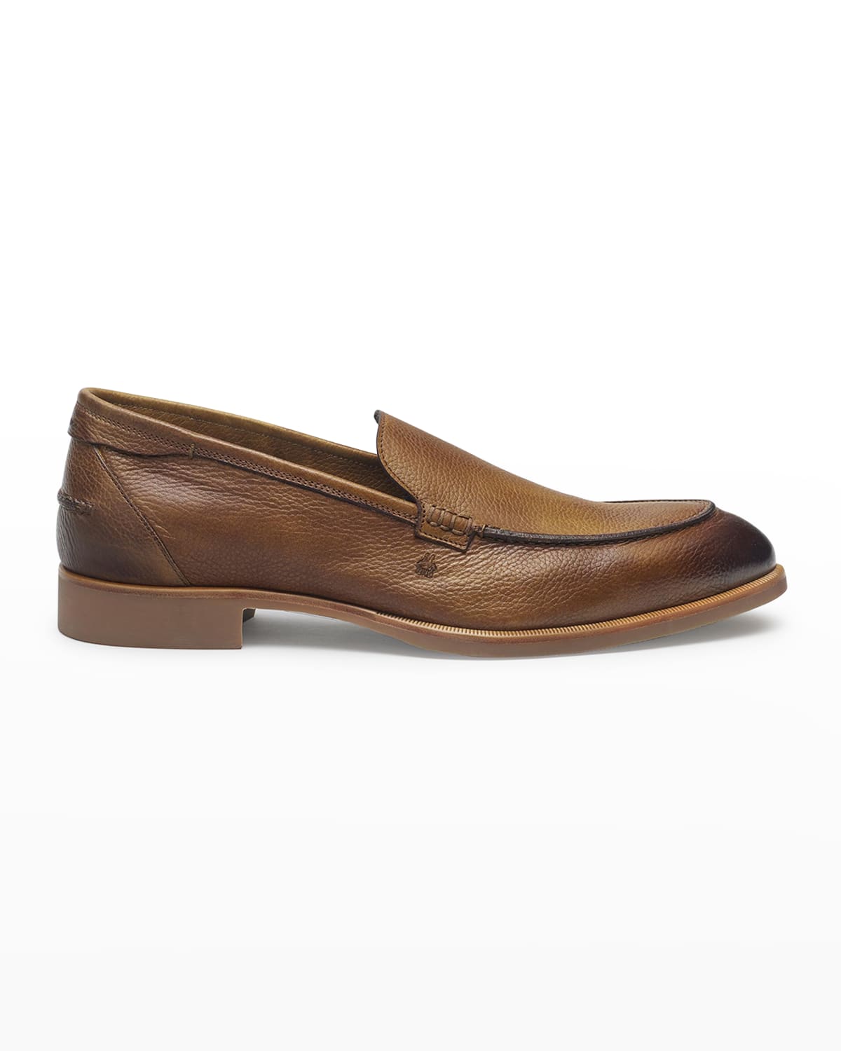 di Bianco Men's Etna Burnished Leather Loafers