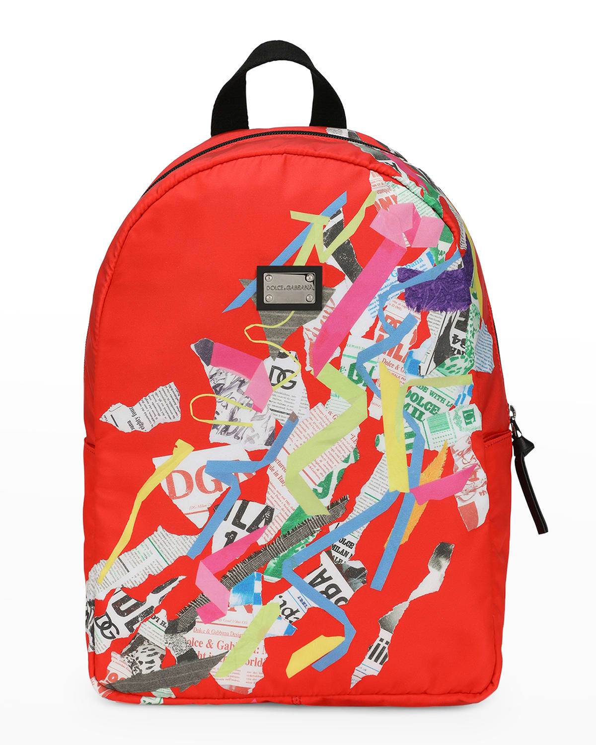 Kid's Patchwork-Print Backpack