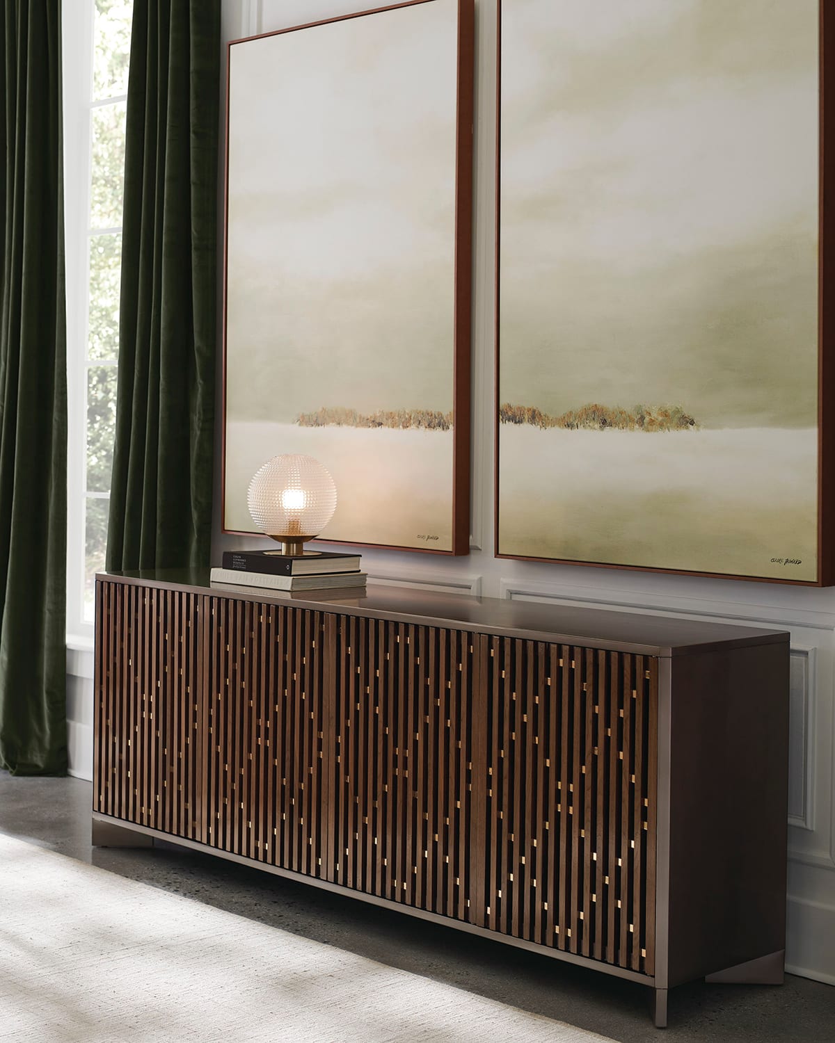 Caracole Diamond In The Rough Console Table
