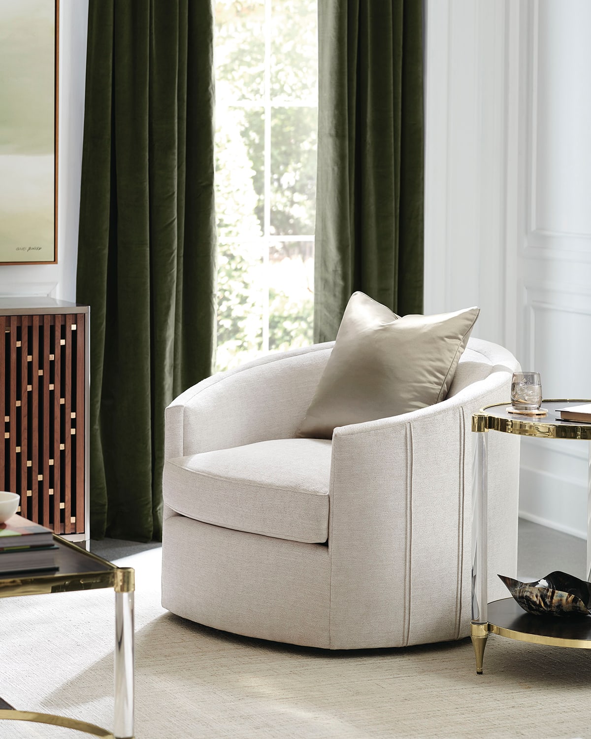 Caracole You Complete Me Swivel Chair