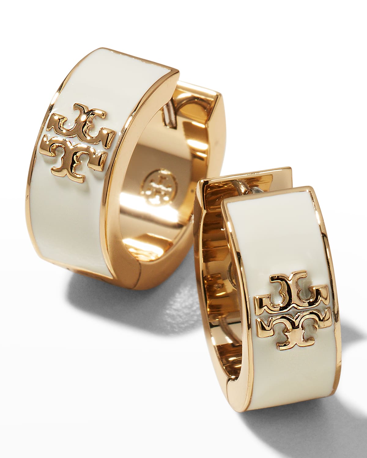 Kira Enamel Hoop Earrings