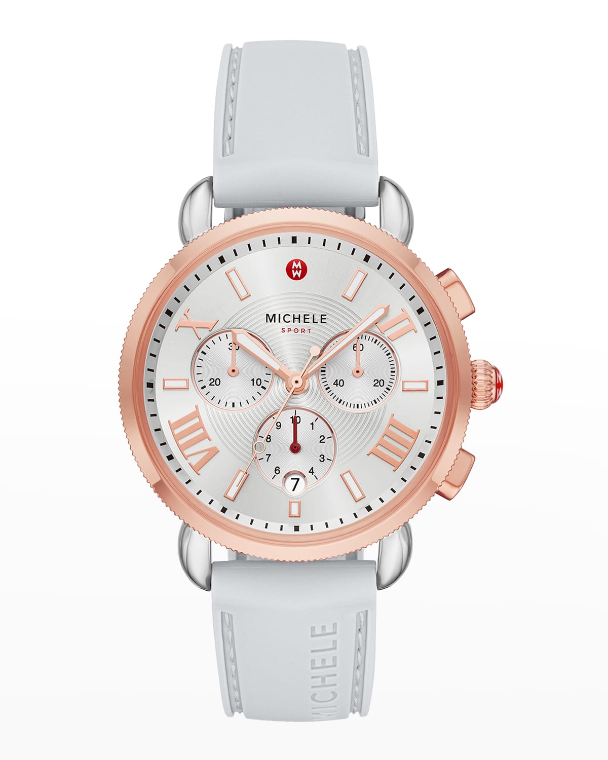 Sporty Sail Two-Tone Pink Gold Watch in Fog
