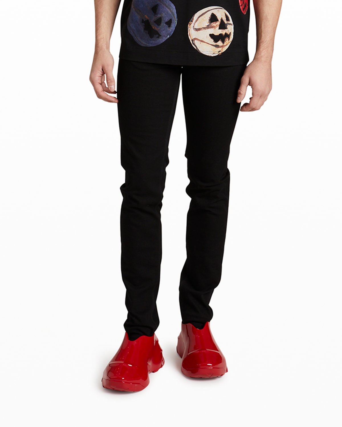 Givenchy Men's 4g-waist Slim Jeans In Black