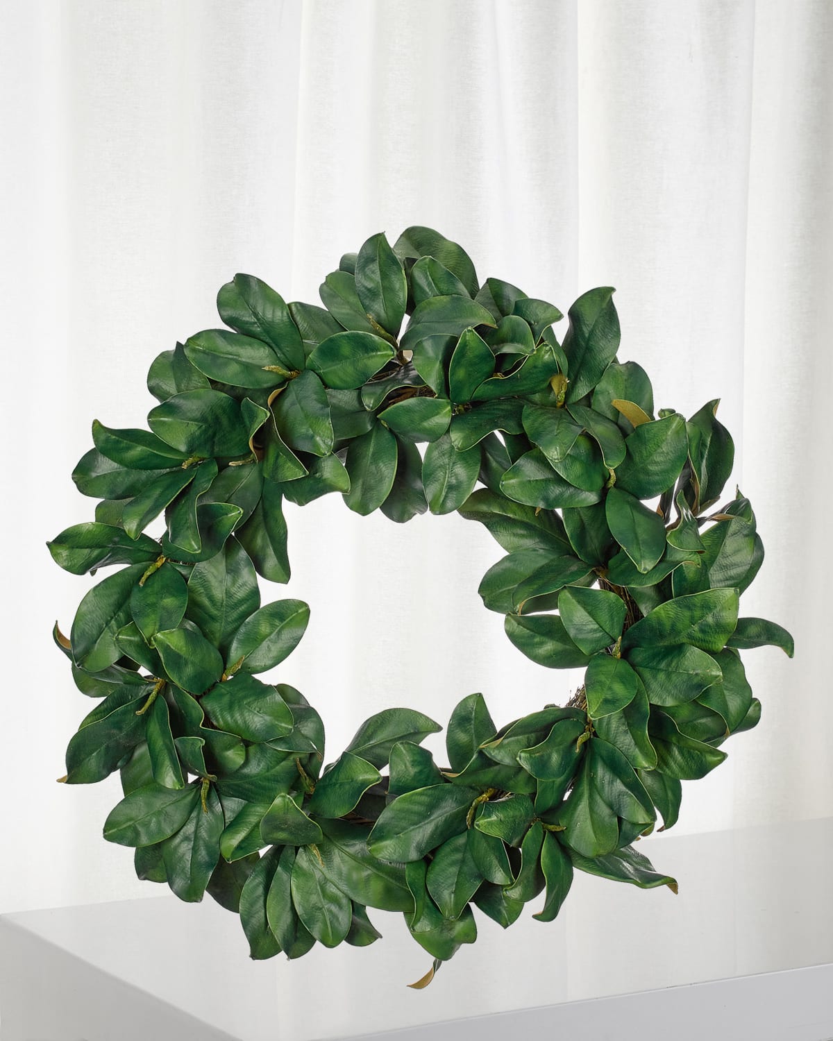 Shop Ndi Magnolia Wreath, Green, 34"
