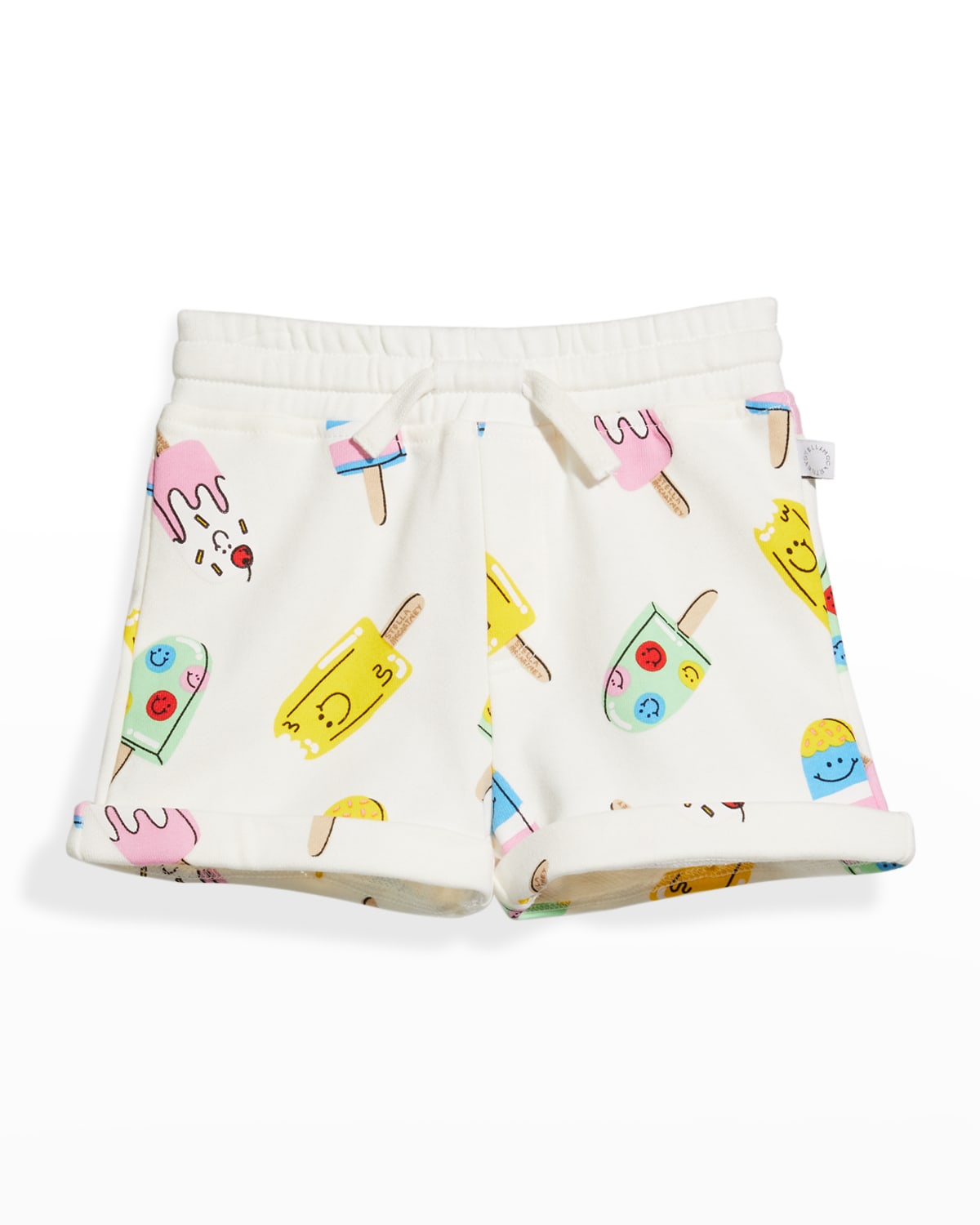 Girl's Ice Cream Printed Shorts, Size 12-36M