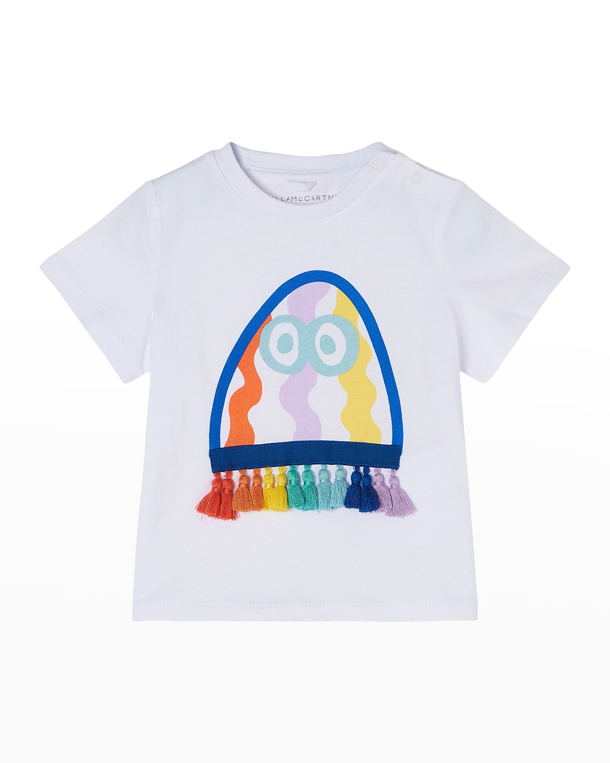 Girl's Jellyfish Tassel Cotton T-Shirt, Size 6-36M