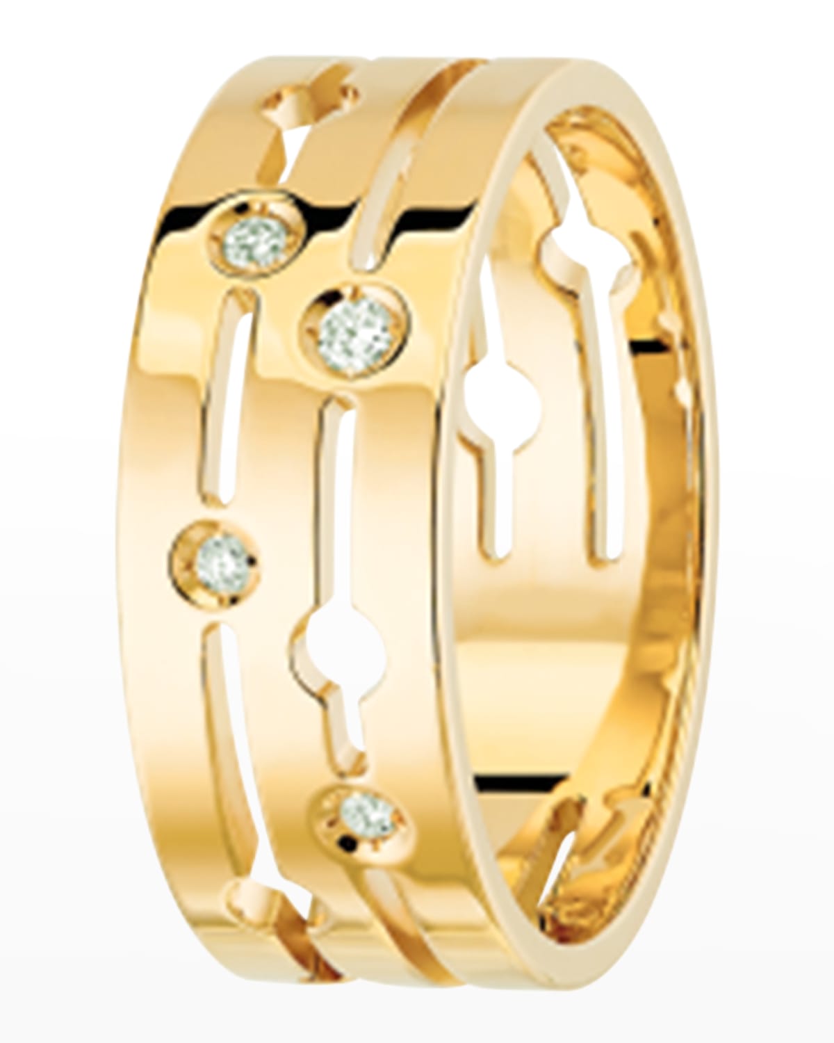 DINH VAN Yellow Gold Pulse Medium Band Ring, Size 6.5