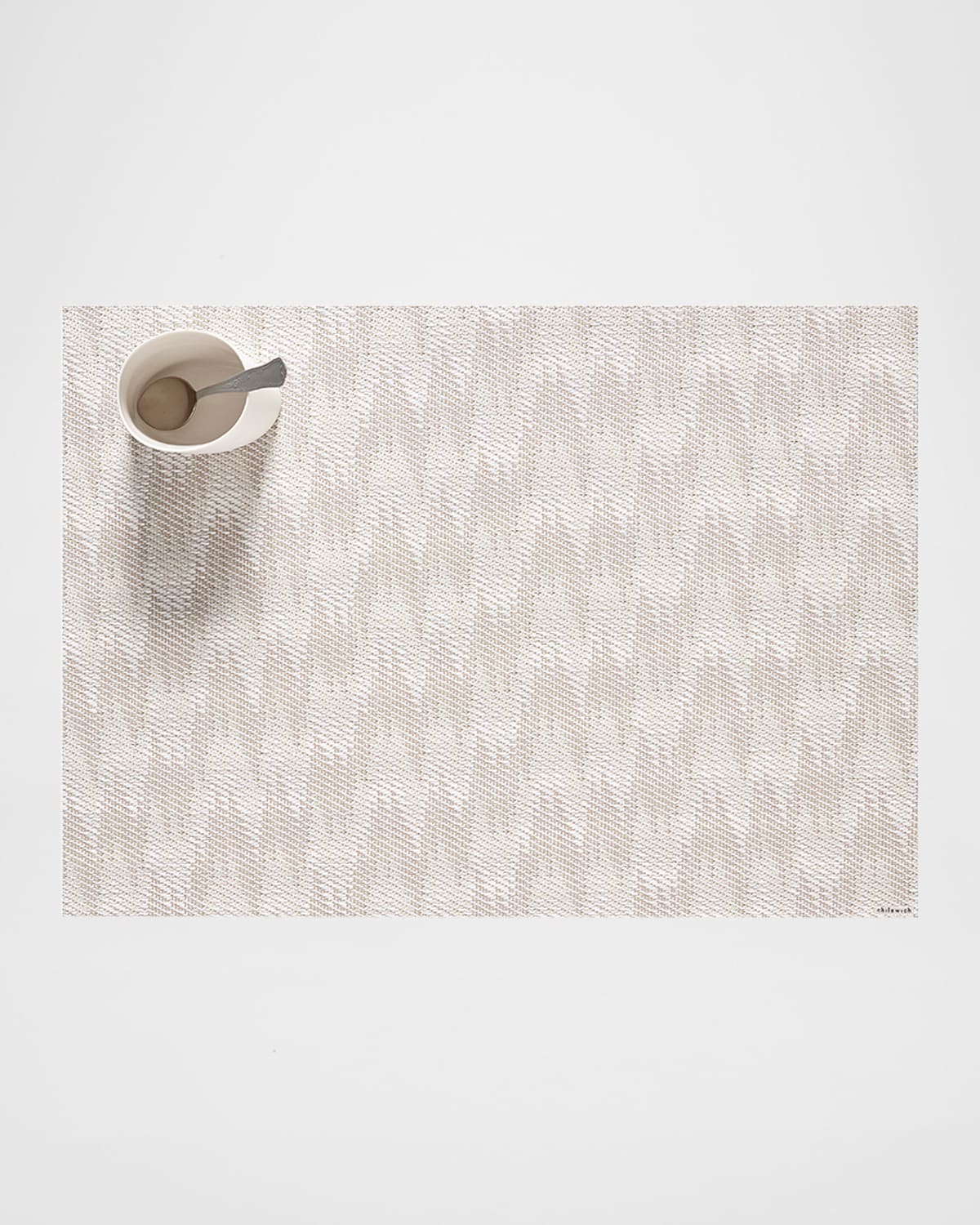Chilewich Flare Placemat, 14" X 19" In Pumice