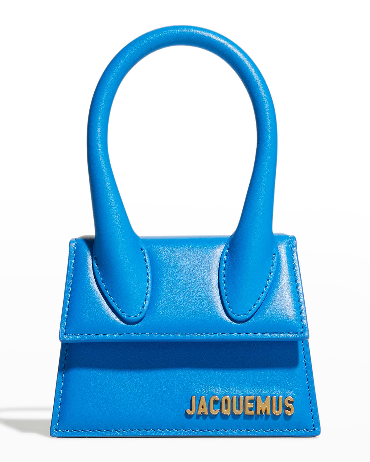 Jacquemus Le Chiquito Mini Satchel Bag In 330 Blue