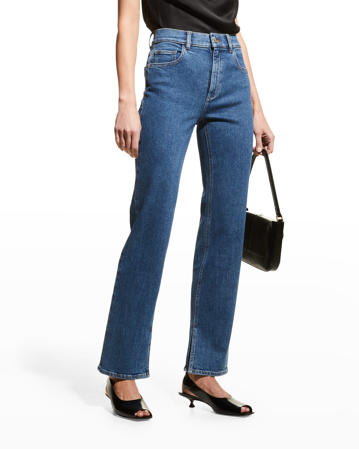 DL Premium Denim Patti High-Rise Vintage Straight Jeans - made with RECOVER&trade;