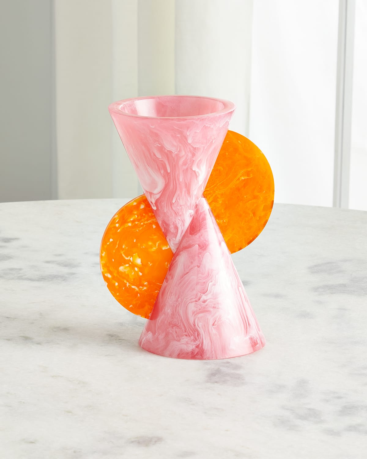Jonathan Adler Pink Mustique Cone Vase