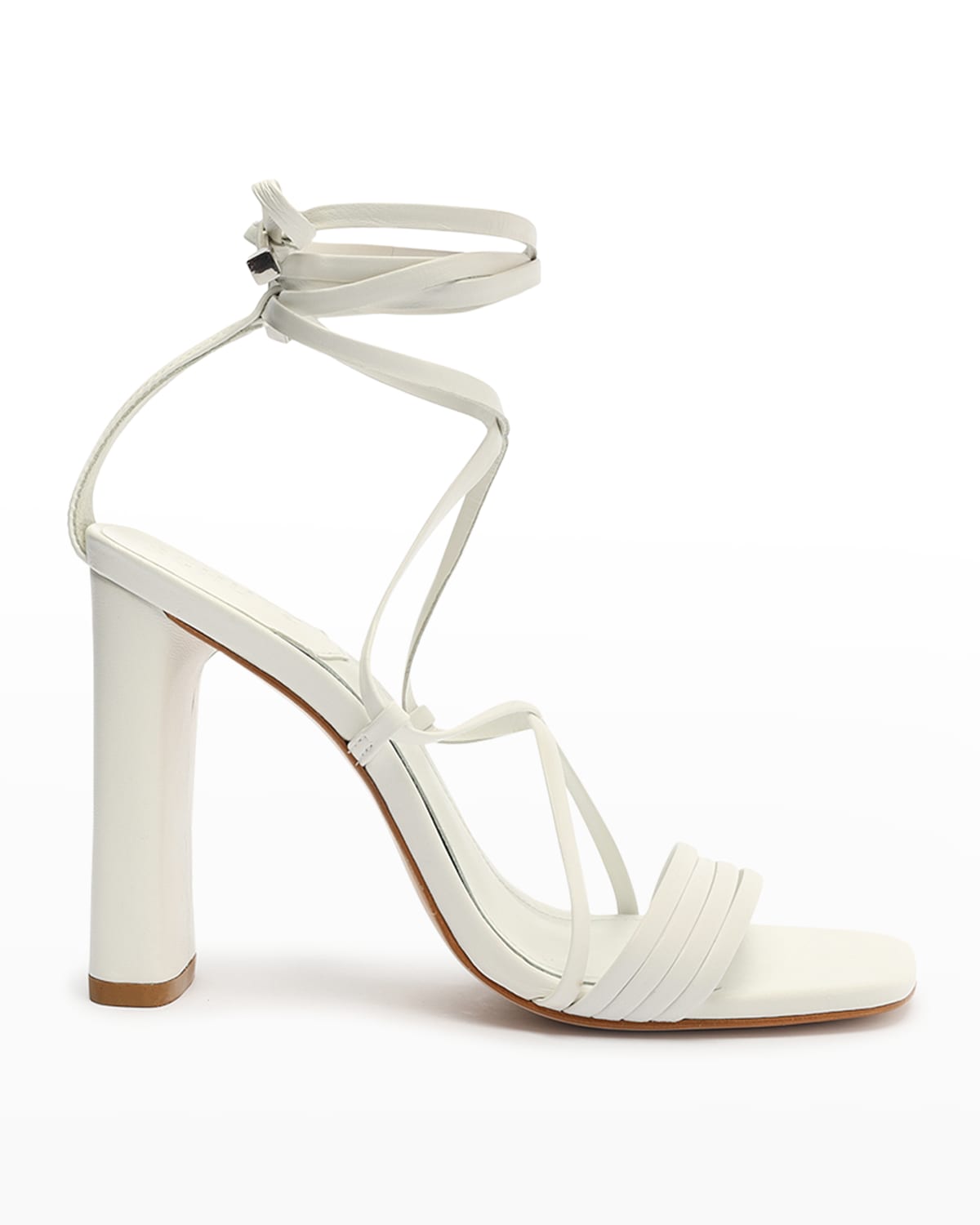 SCHUTZ GLENNA ANKLE-TIE SANDALS