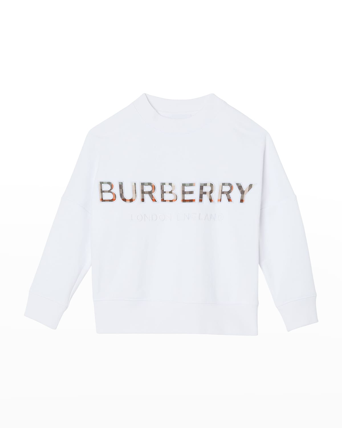 Burberry Embroidered Logo Cotton | ModeSens