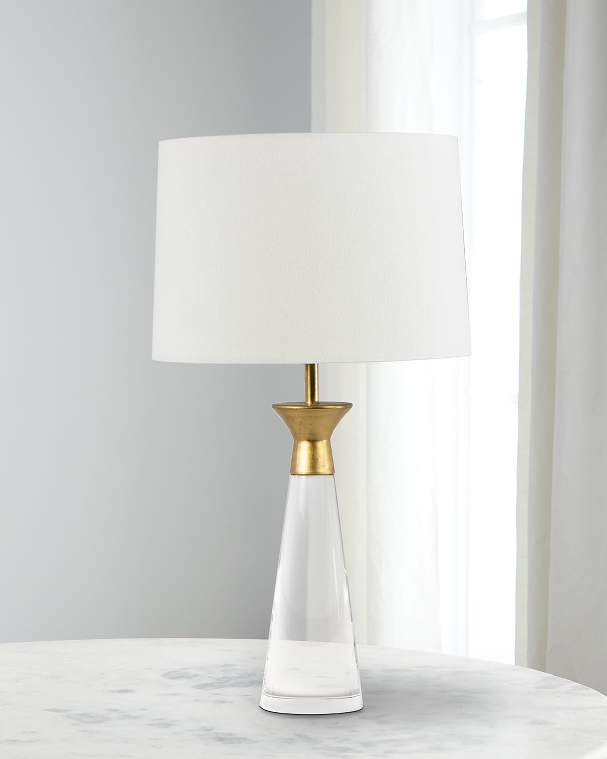 Shop Regina Andrew Starling Crystal Table Lamp In Clear