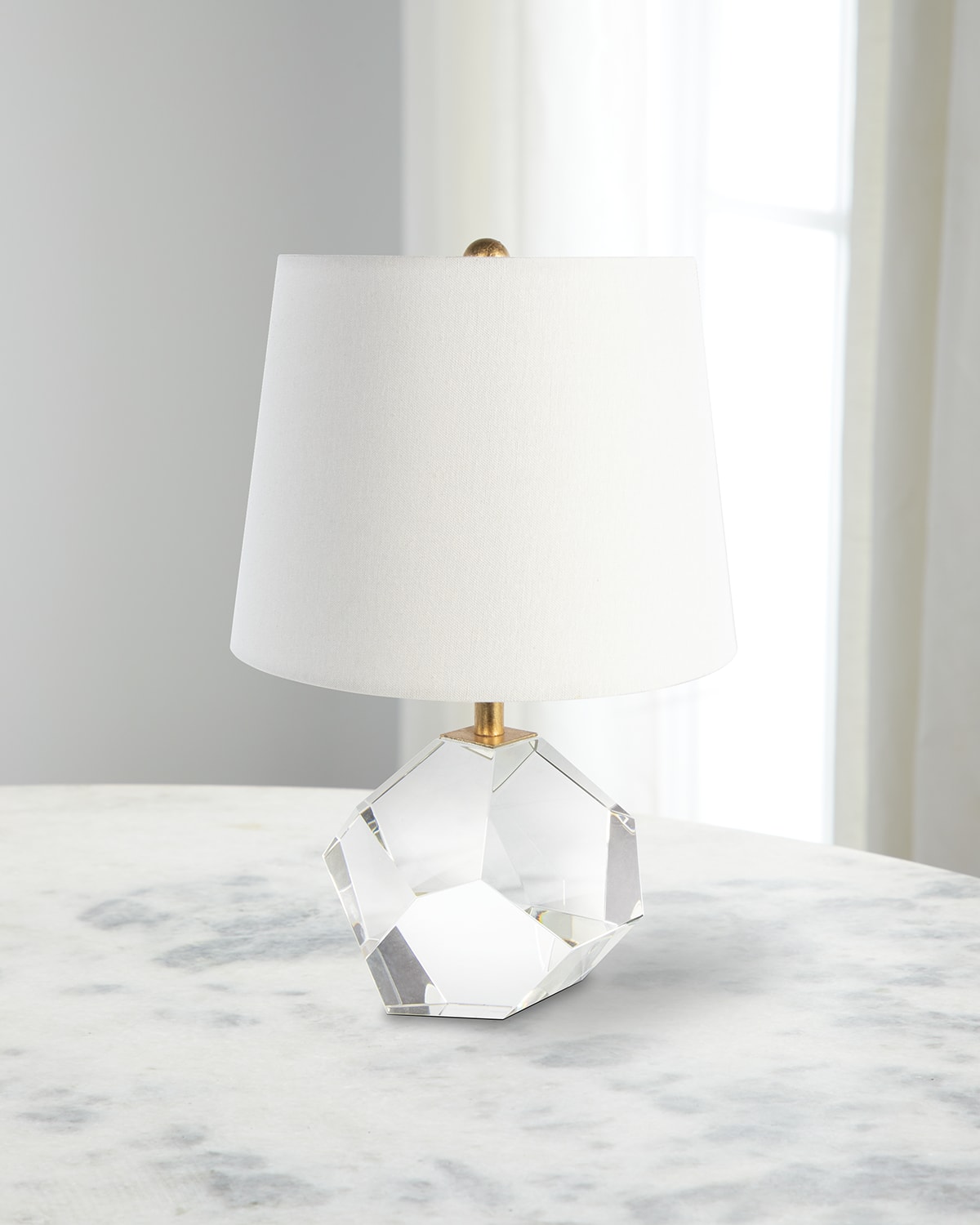Shop Regina Andrew Celeste Crystal Mini Lamp In Clear