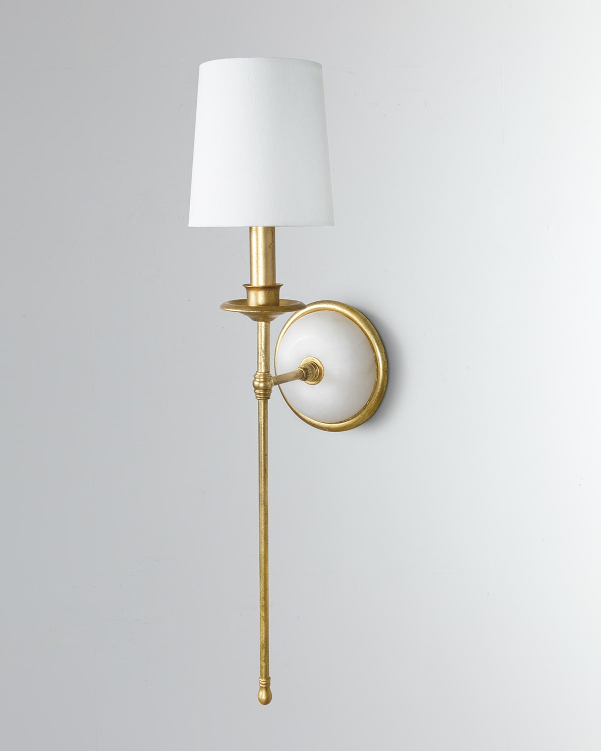 Shop Regina Andrew Fisher Single Sconce In Gold
