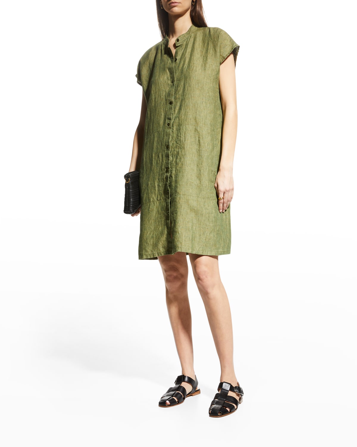 Eileen fisher cap sleeve dress online